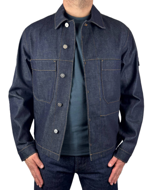 Куртка джинсовая Stone Island K2S15Q100027S00J8 - фото 4