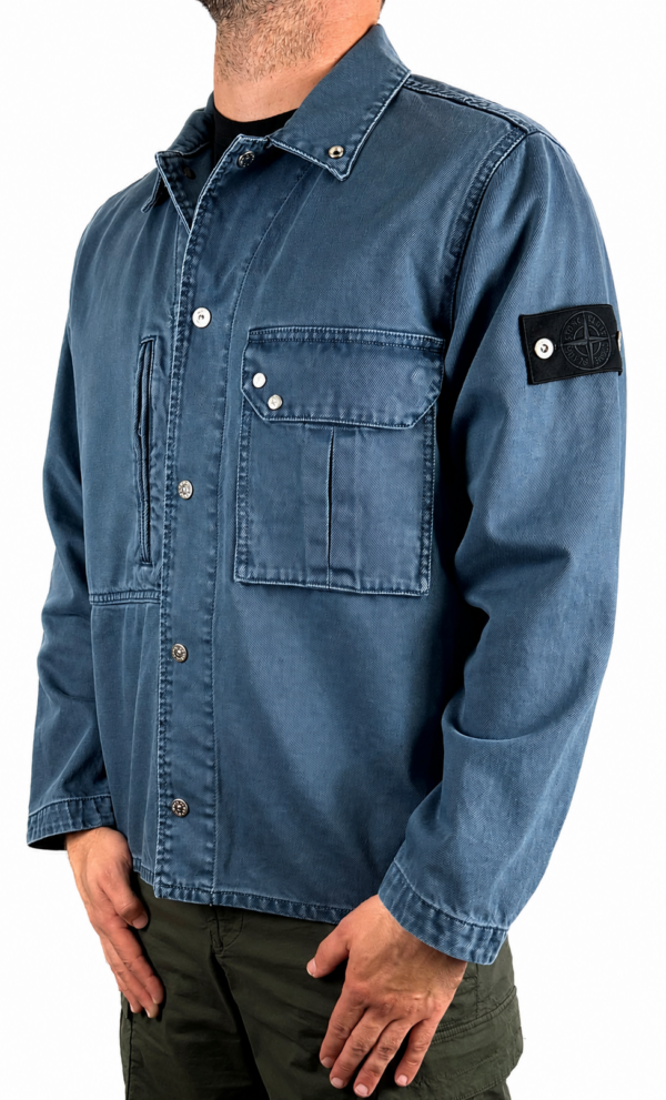 Овершерт джинсовый Stone Island L1S141200001S0J18 - фото 1